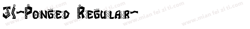 JI-Ponged Regular字体转换